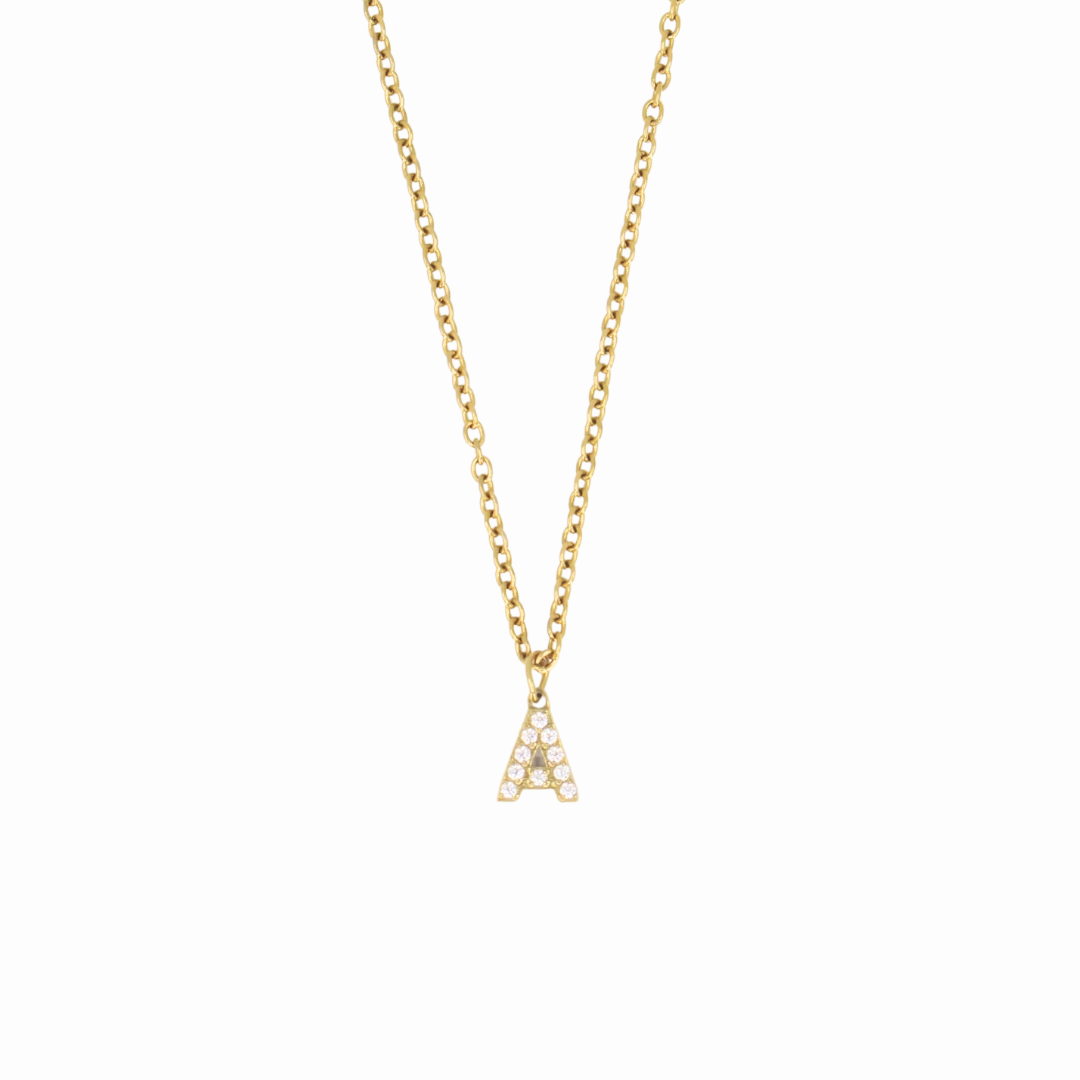 Custom Item Icy Initial Necklace