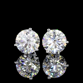 Affordable Essential 14K WHITE GOLDMartini Earrings