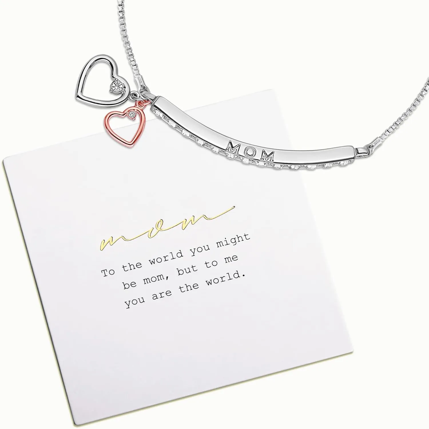 INSPIRED VOICES Sterling Silver Plated Charm Bracelets for Women - Easy Adjustable Bracelets