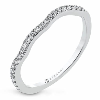 ZR2335-B Engagement Ring in 14k Gold with Diamonds Fashionable Adornment Daytime Style