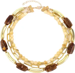 Layered Beaded Necklaces For Women Layered Necklace For Women Adjustable Multilaye Necklaces For Summer