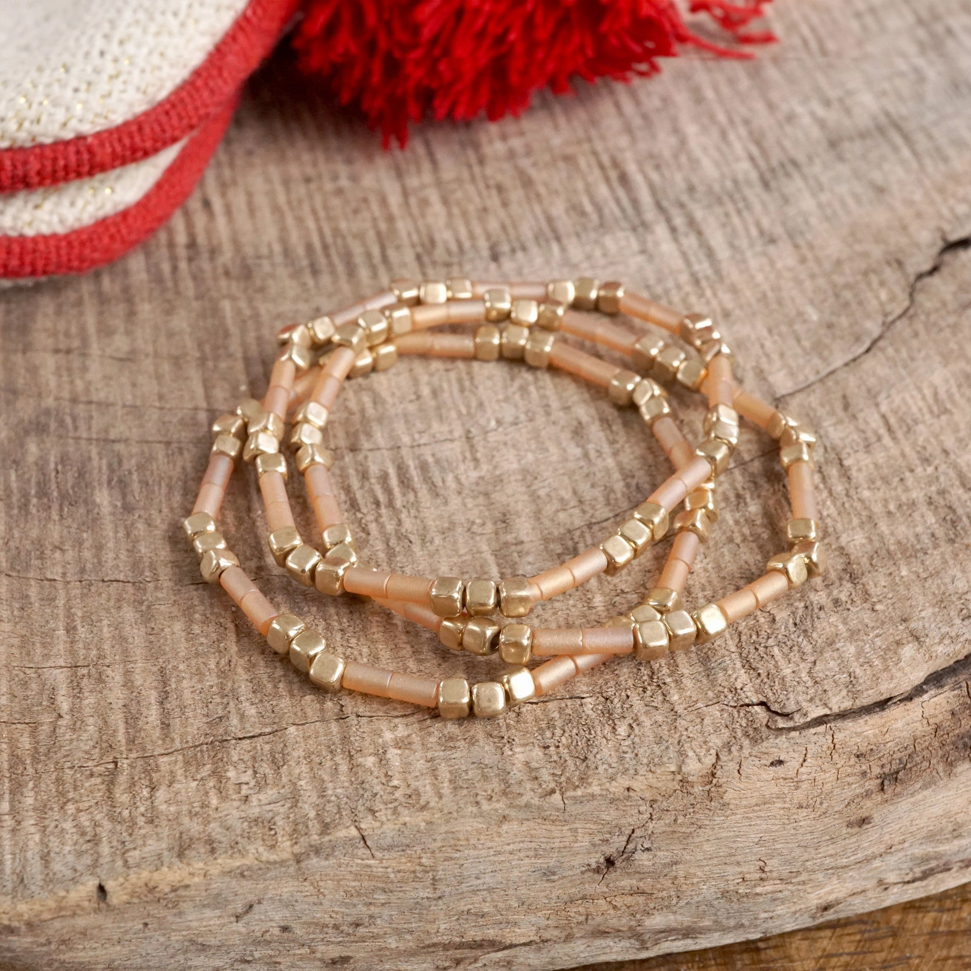 Best Of The Best Layered Colorful and Gold Beaded Bracelets Sets