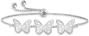 LeCalla 925 Sterling Silver Bracelets for Women | Italian Handmade Adjustable Bolo Link Chain Bracelets | Women's Sliding Bolo Bracelets