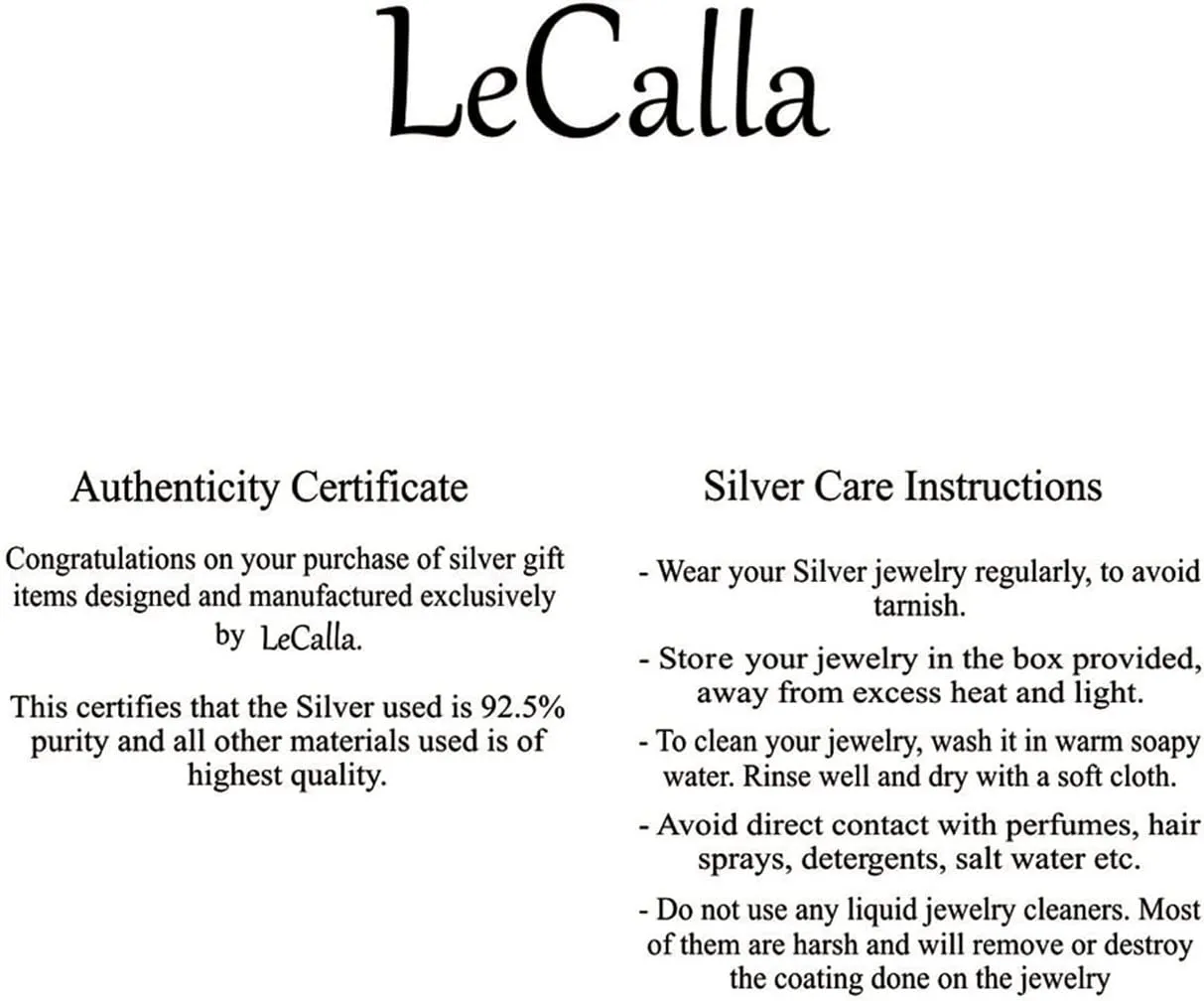 LeCalla 925 Sterling Silver Simulated Pearl Beaded Pearl Bracelet for Women Teen