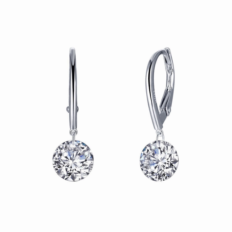 Leverback Frameless Earrings Luxury Fashion Alluring Shine