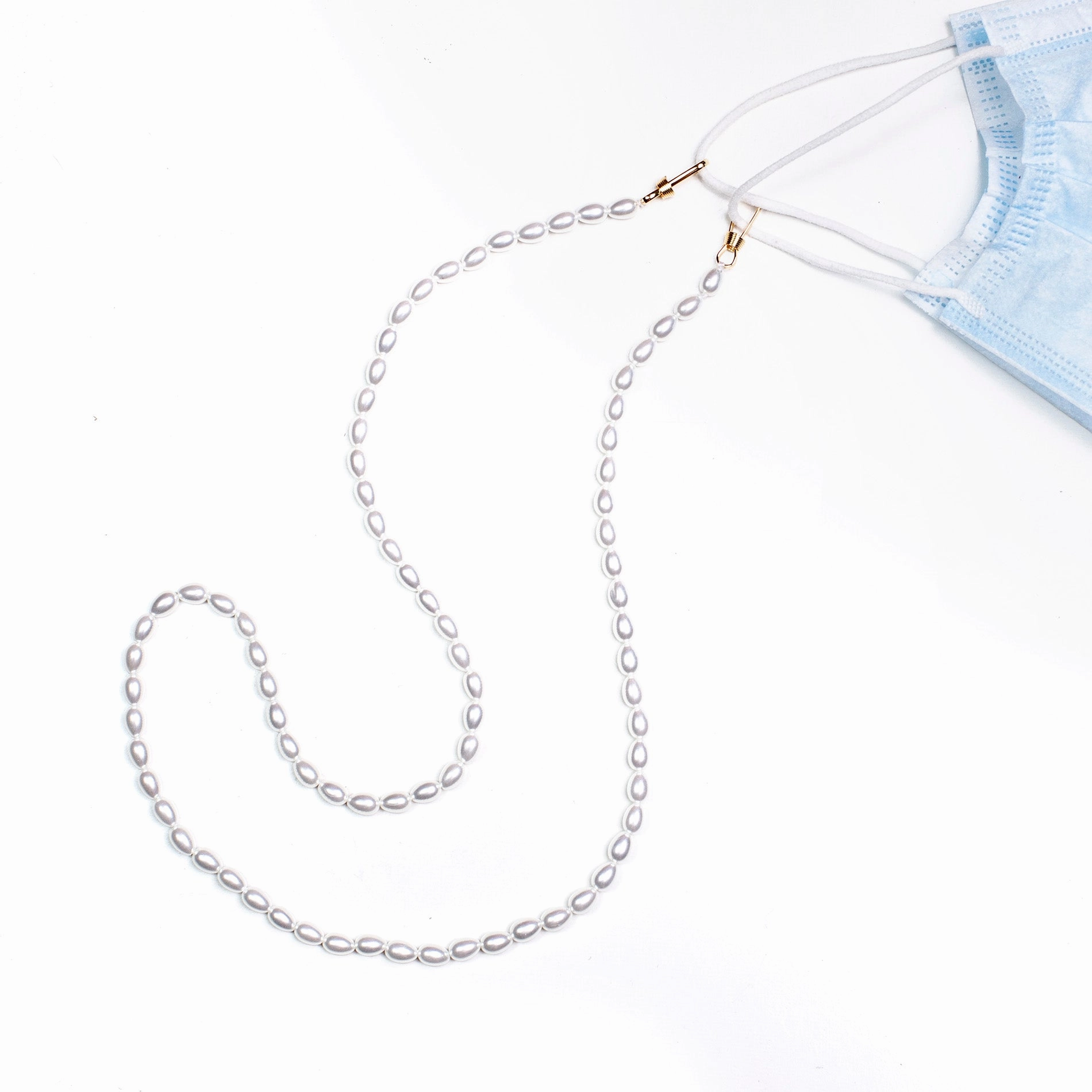 Beautiful Design Life Stylus Beaded Chain Face Mask Holder