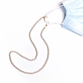 Handmade Ornament Sweet Touch Life Stylus Beaded Chain Face Mask Holder