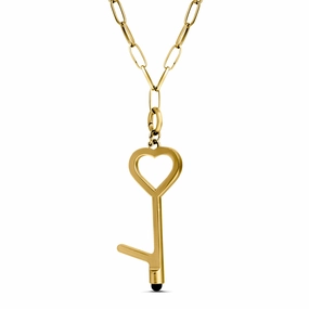 Linked Chain Item Friends Outing Item Life Stylus Heart Door Opener Necklace on Chain