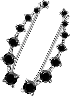 LIFKOME 1Pair Zircon Ear Cuff Earrings for Women Chic Non Piercing Ear Hooks Stylish Zircon Ear Studs Elegant Fashion Jewelry for Everyday Wear and Special Occasions