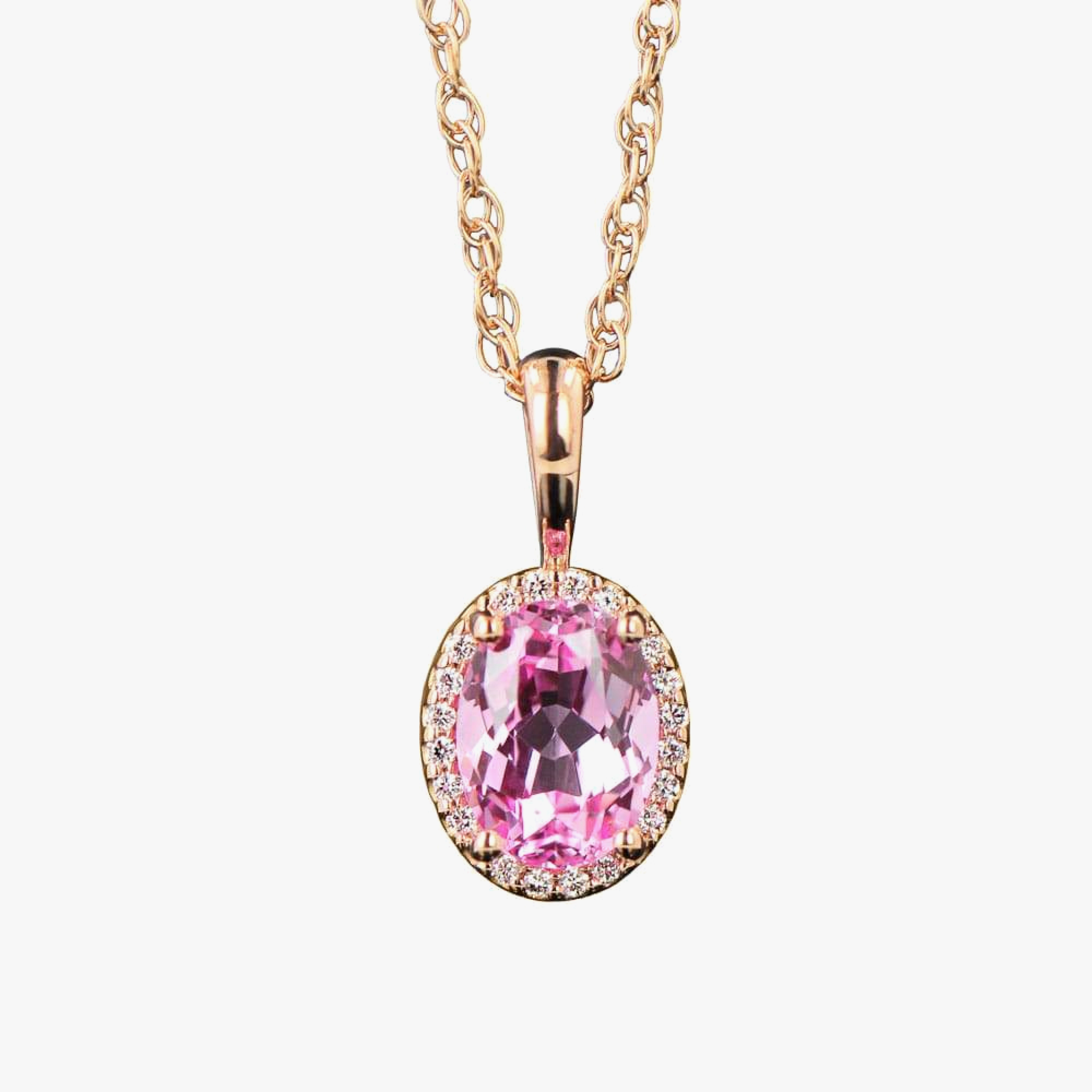 Vintage Gift High-End Present Diamond Halo Pendant