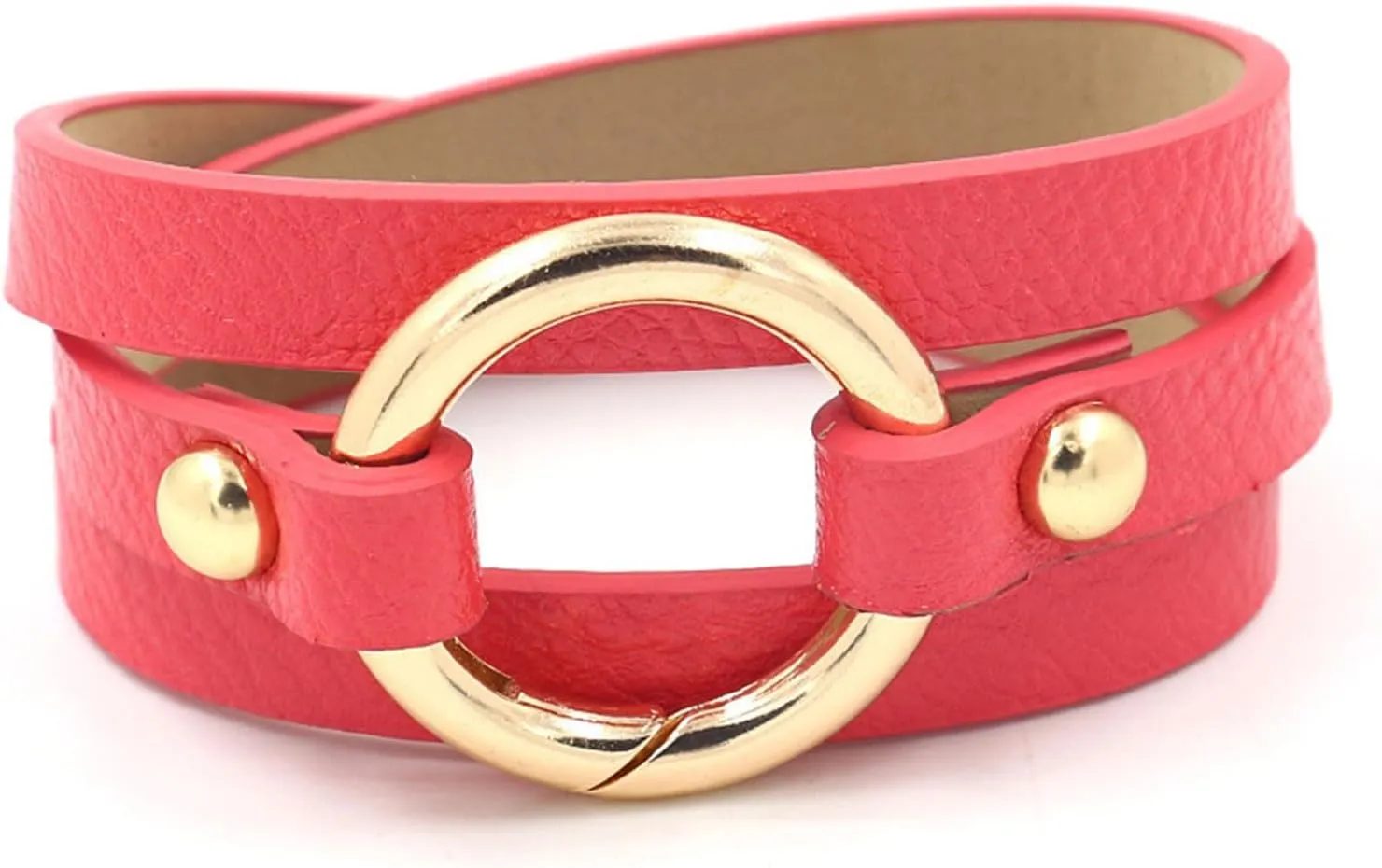 Long tiantian Blue Bracelets for Women Leather Cuff Bracelet for Women Circle Charm Bangle Bracelets Leather Wrap Bracelets Boho Bracelets Multilayer Stackable Bracelets Costume Jewelry for Women