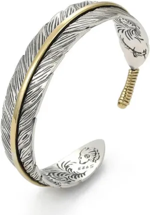 Long tiantian Gold Cuff Bracelets Trendy Sliver Chunky Bangle Bracelets