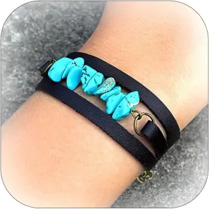 Long tiantian Multi-Layer Leather Cuff Bracelet Gifts Trendy Stuff Boho Wrap Bracelets Boho Crystal Beads Cuff Bracelet Jewelry Leather Layered Bracelets for Sister Friend Gifts