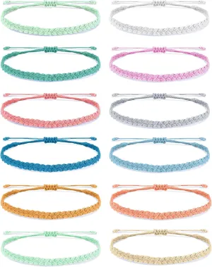 Long tiantian String Bracelets for Women Gifts Trendy Stuff Friendship Bracelets Waterproof Summer Ankle Bracelets Outfits Adjustable Wave Surfer Beach Bracelets Stocking Stuffers