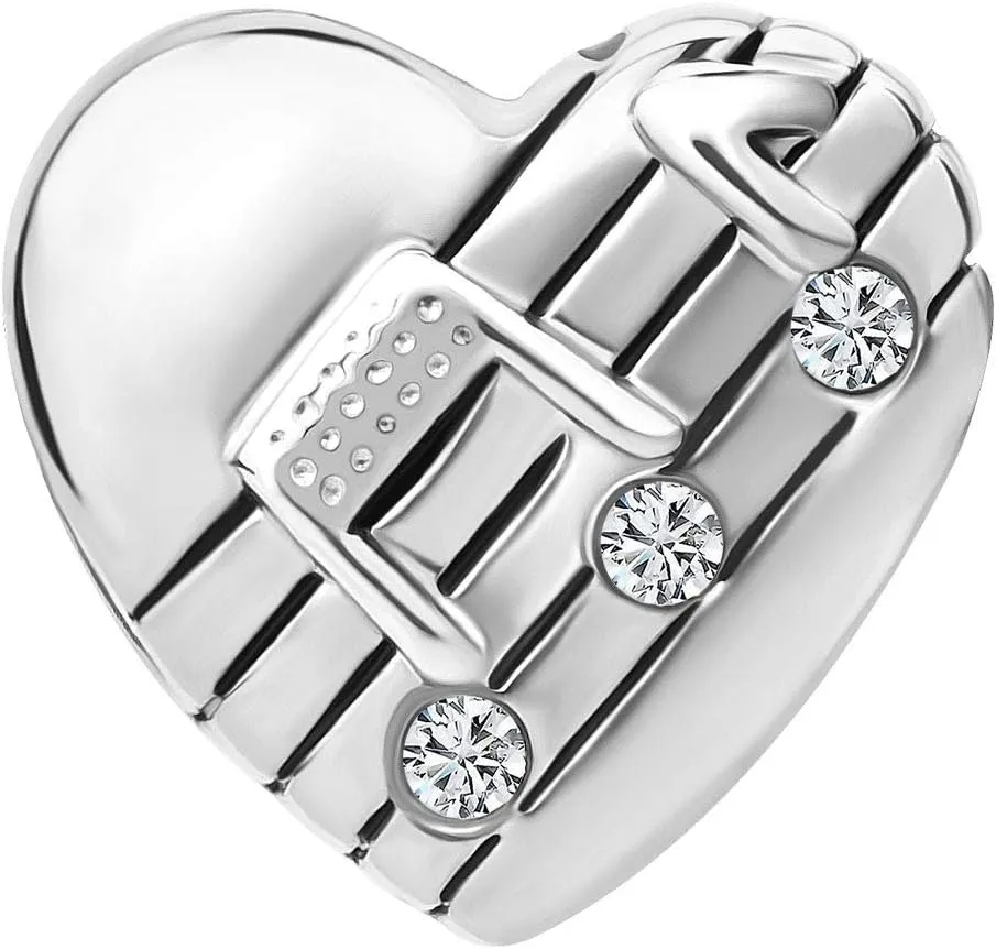 Love Music Charm Compatible with Pandora Charm Bracelet Silver Musician Bead Melody Song Beat Charm Birthday Anniversary