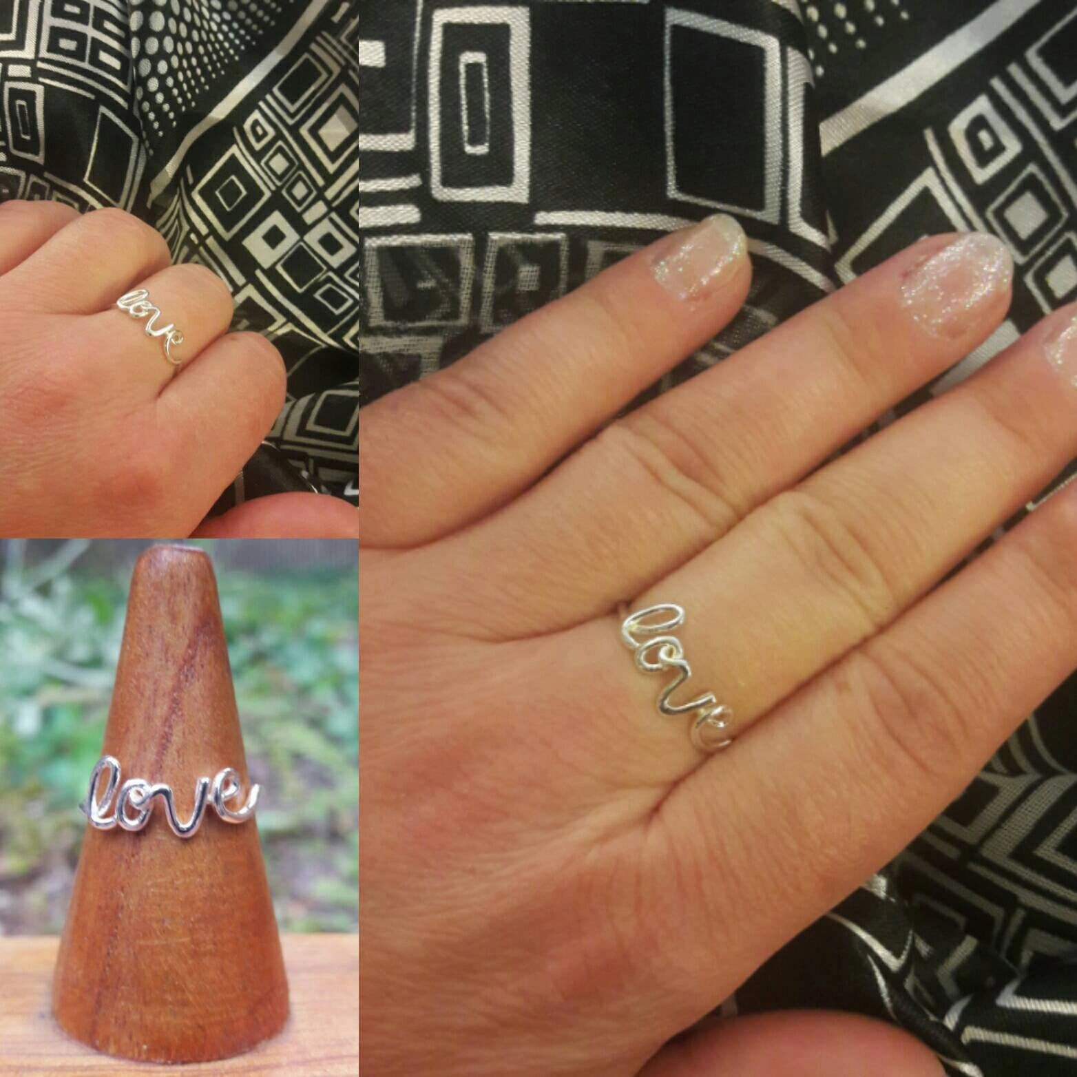 Polished Design Love Ring