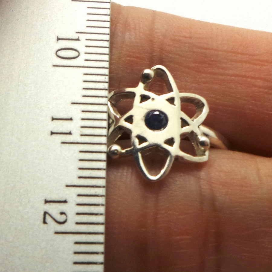 Silver Atoms Ring Gentle Form