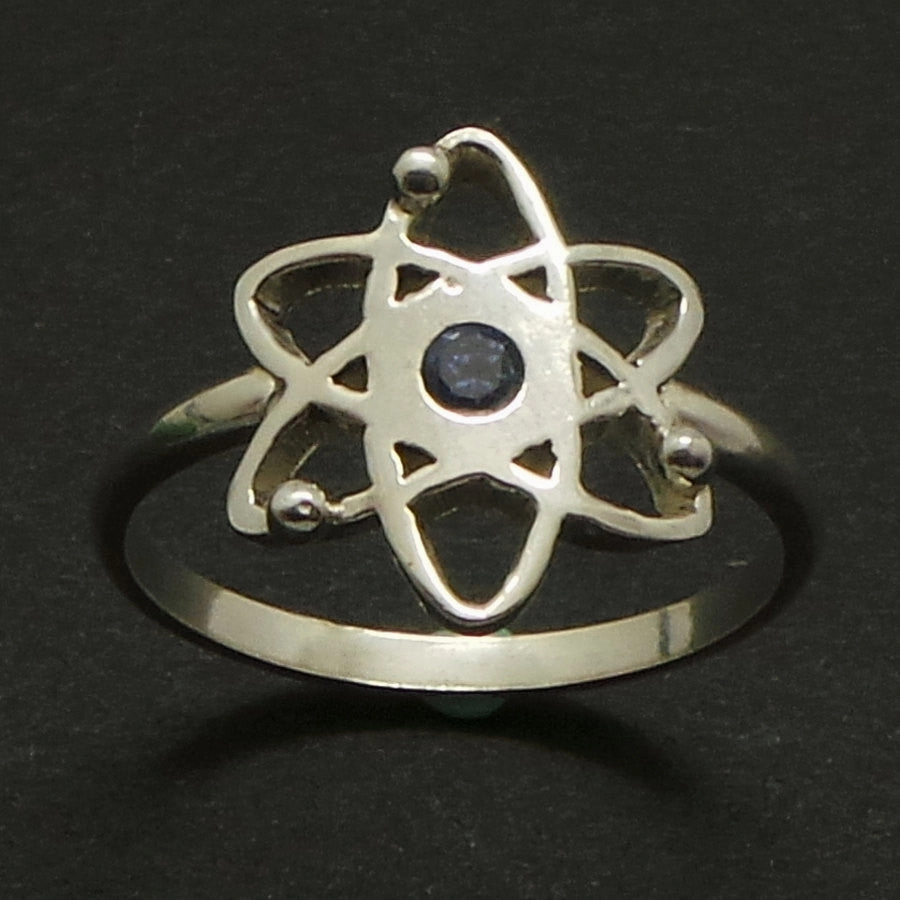 Silver Atoms Ring Daily Accent Chic Jewelry