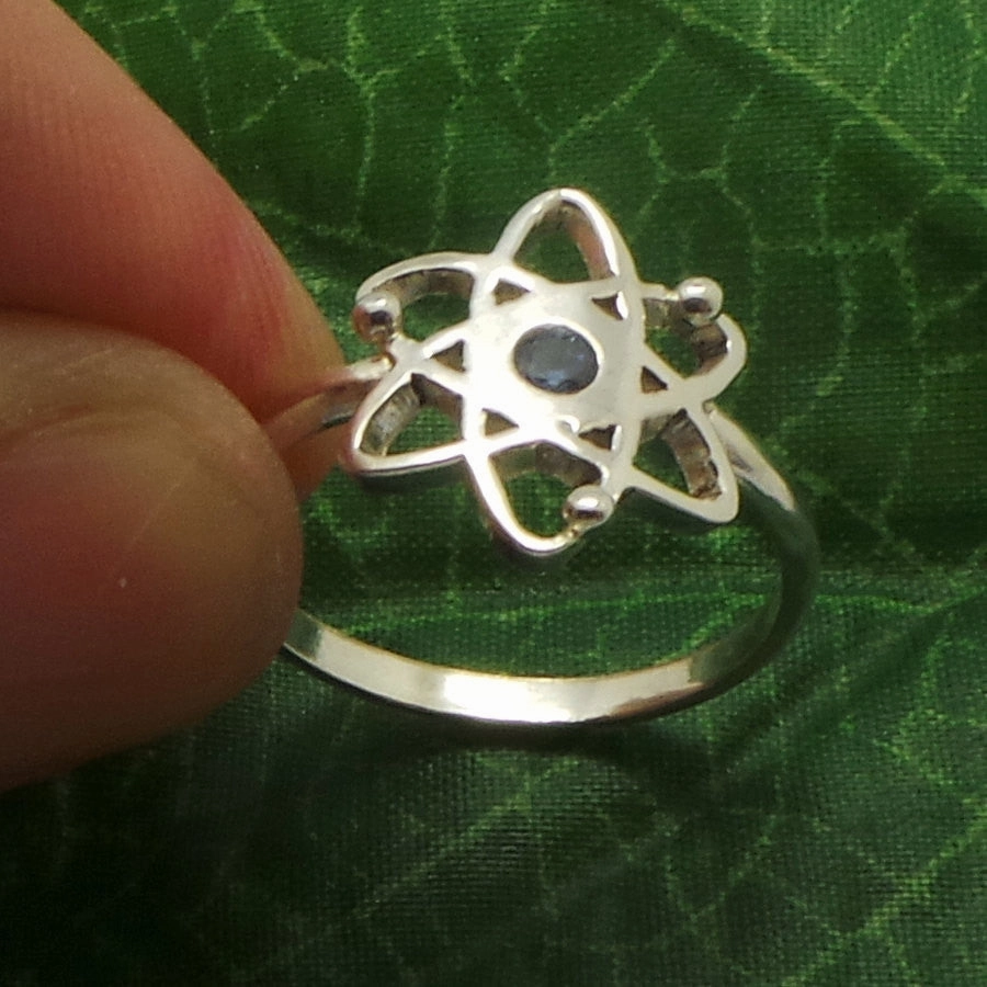 Minimal Balance HighEnd Memento Silver Atoms Ring