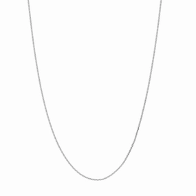 Instant Edge Sterling Silver 0.9mm Cable Chain with Spring Ring