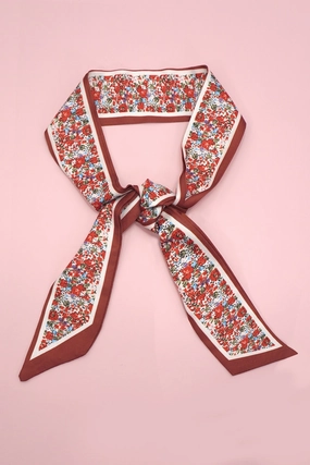 Simple Adornment Dainty Florals Twilly Scarf Wrap