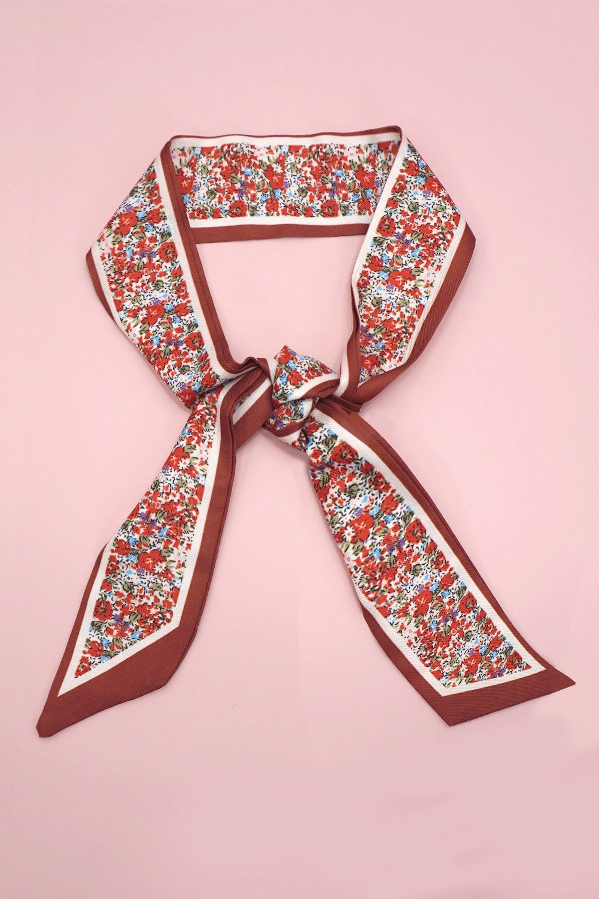 Simple Adornment Dainty Florals Twilly Scarf Wrap