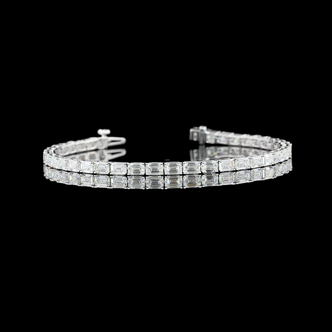 14K WHITE GOLDTennis Necklace Exclusive Adornment Personal expression