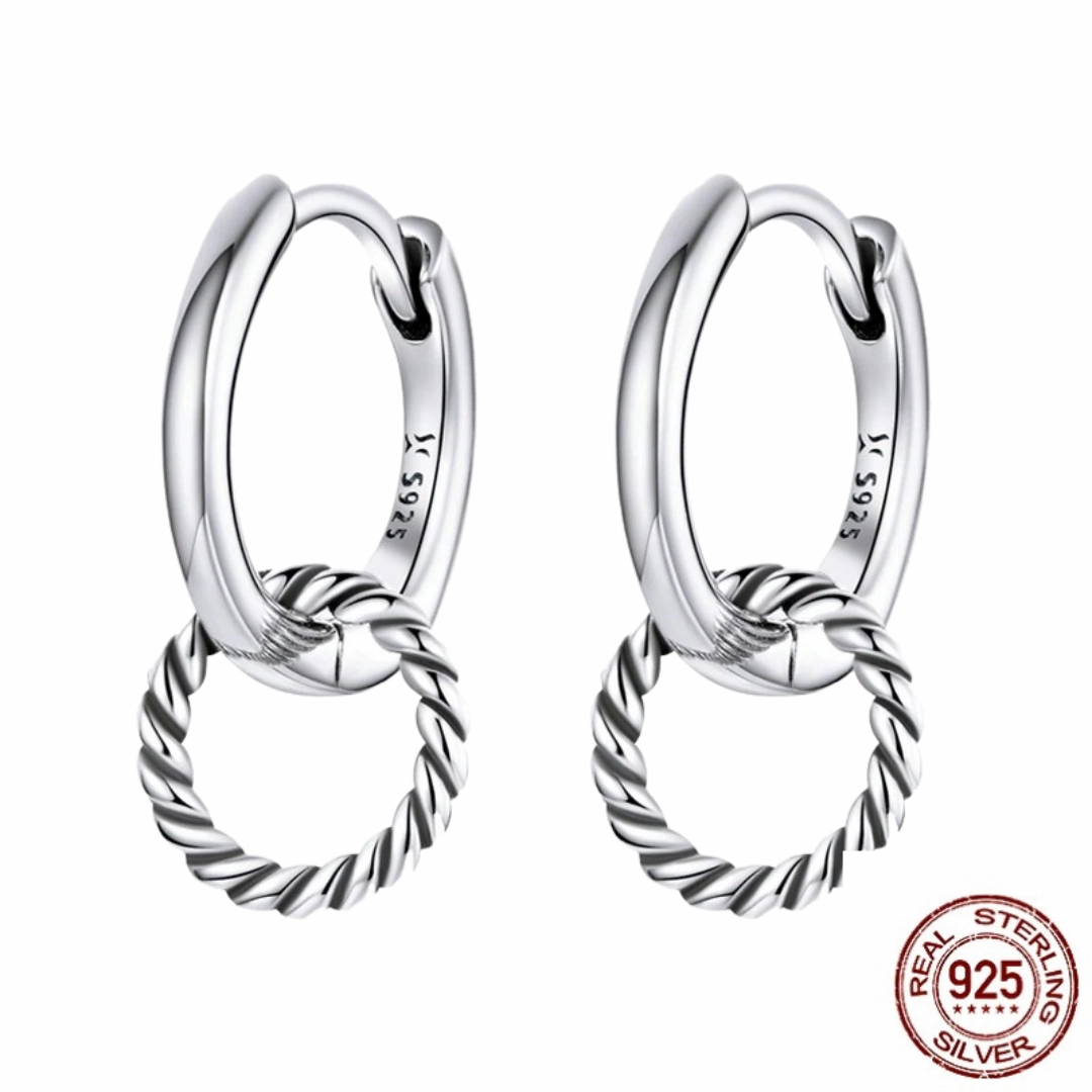 Worthy Mixes Ordinary Accent Memorable Fusions Cycolinks Double Hoop Earrings
