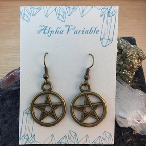Pentagram Earrings Pretty Accessory Beautiful Vibe