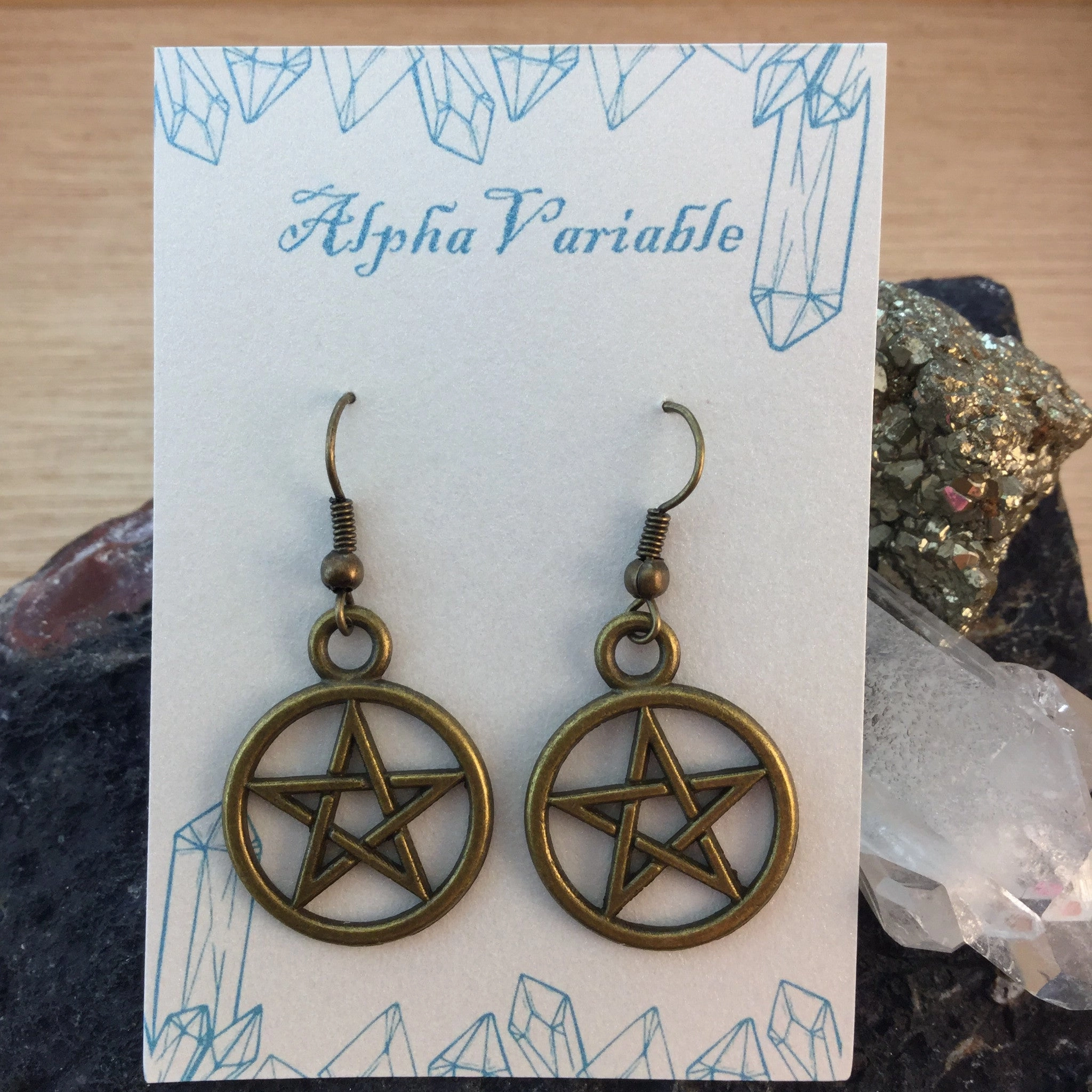 Pentagram Earrings Pretty Accessory Beautiful Vibe