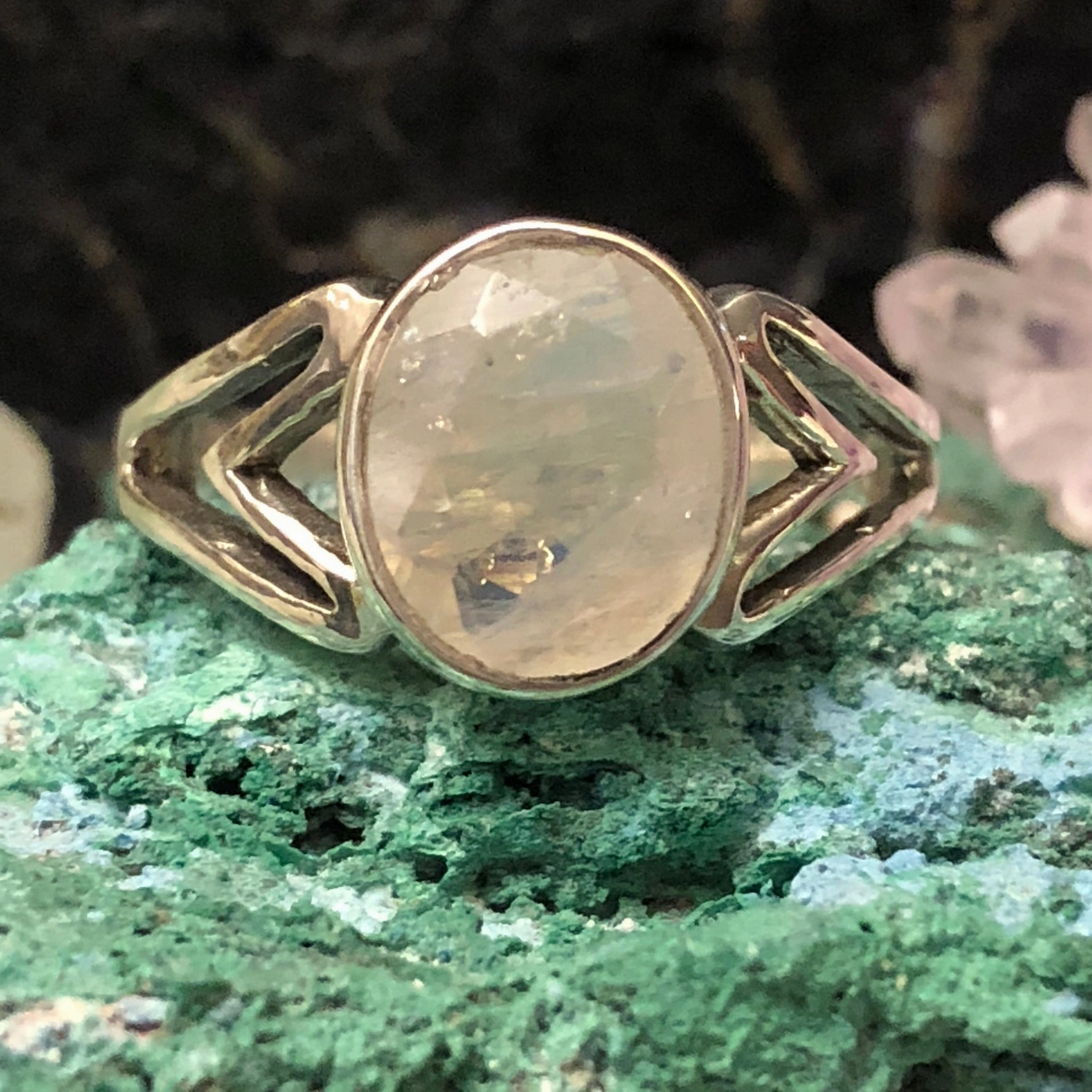 Moonstone Ring Luxury Symbol Stylish Adornment