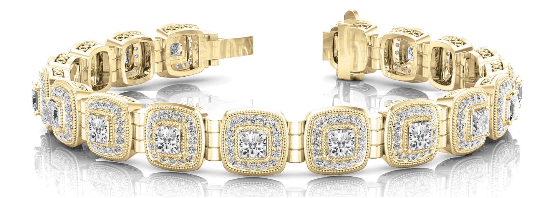 Multi-Diamond Fashion Tennis Bracelet Celebrity Approved