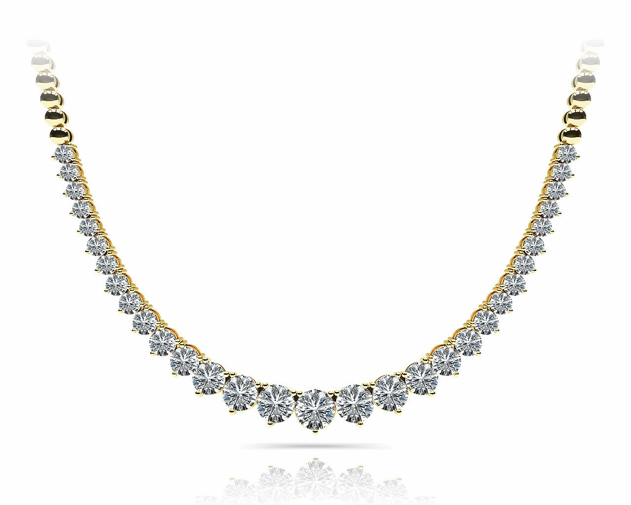 Multi-Diamond Round Pendant Necklace Marvelous Adornment