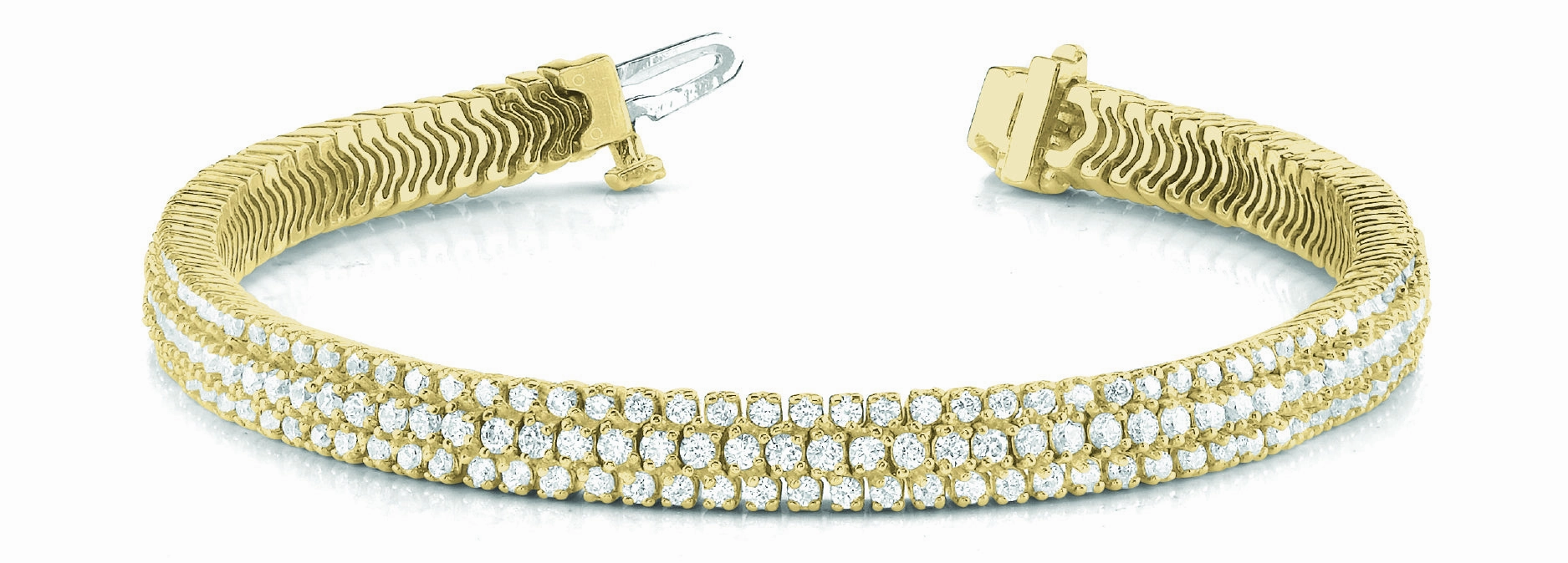 Quest Perspective Limited Stock Multi Row Diamond Fashion Bracelet