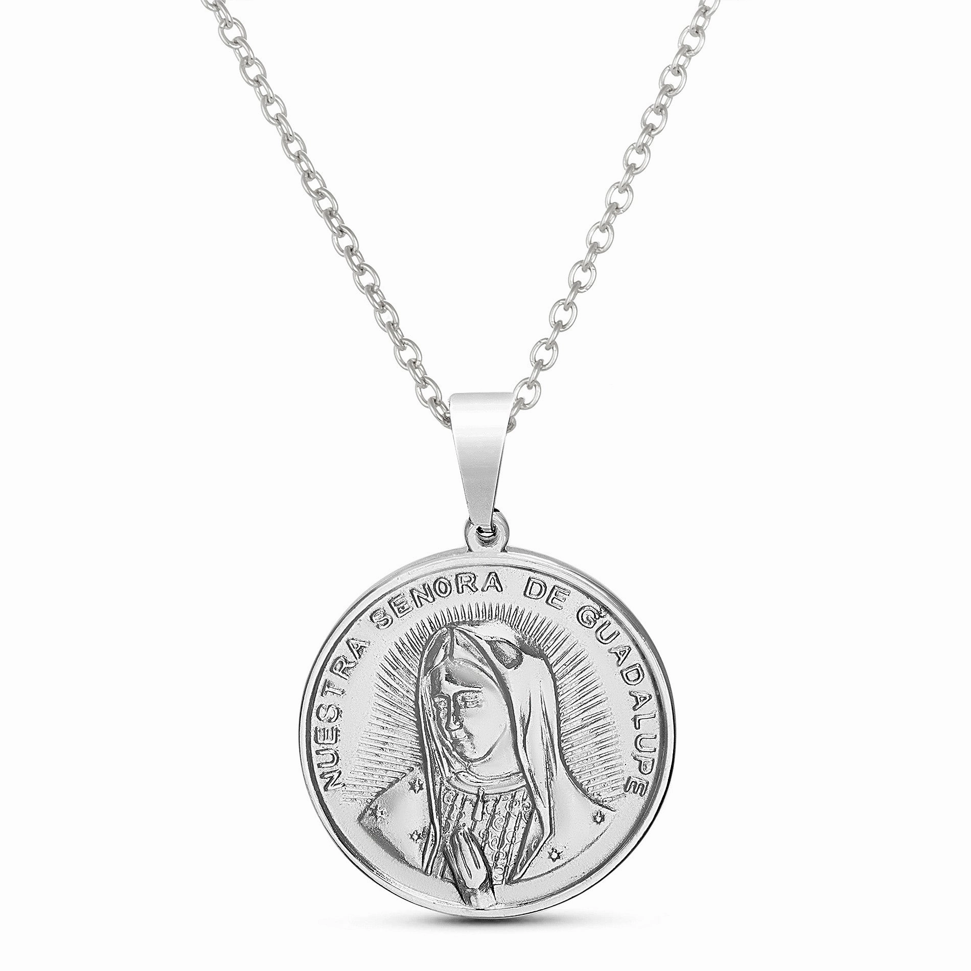 City Look Marvelous Item My Bible Stainless Steel Religious Pendant Necklace