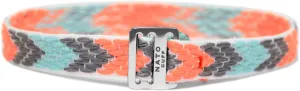 Nato Cuff - Ethnic Ribbon Bracelet 10mm- Handmade in France - Adjustable Mens or Womens Jewel, adjustable, Stainless Steel Cotton Polyester
