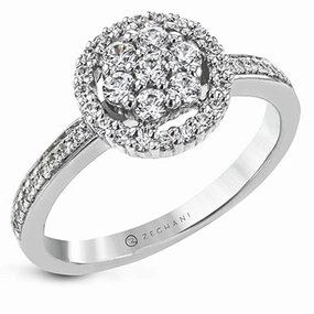 NGR105 Engagement Ring in 14k Gold with Diamonds Understated Elegance Expert Artistry