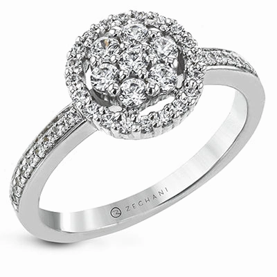 NGR105 Engagement Ring in 14k Gold with Diamonds Understated Elegance Expert Artistry