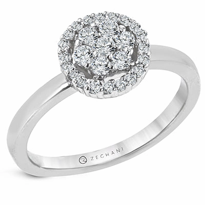 Luxury Insignia NGR111 Engagement Ring in 14k Gold with Diamonds
