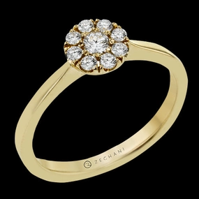 NGR131-Y Engagement Ring in 14k Gold with Diamonds Neutral Look
