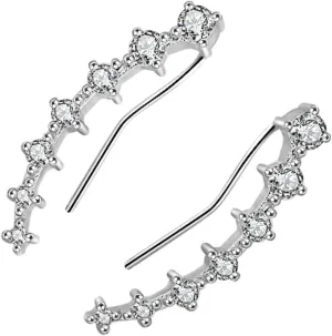 NOLITOY Chic Women's Earring Cuffs Trendy Gold Dangle Earrings Statement Ear Studs Jewelry Set