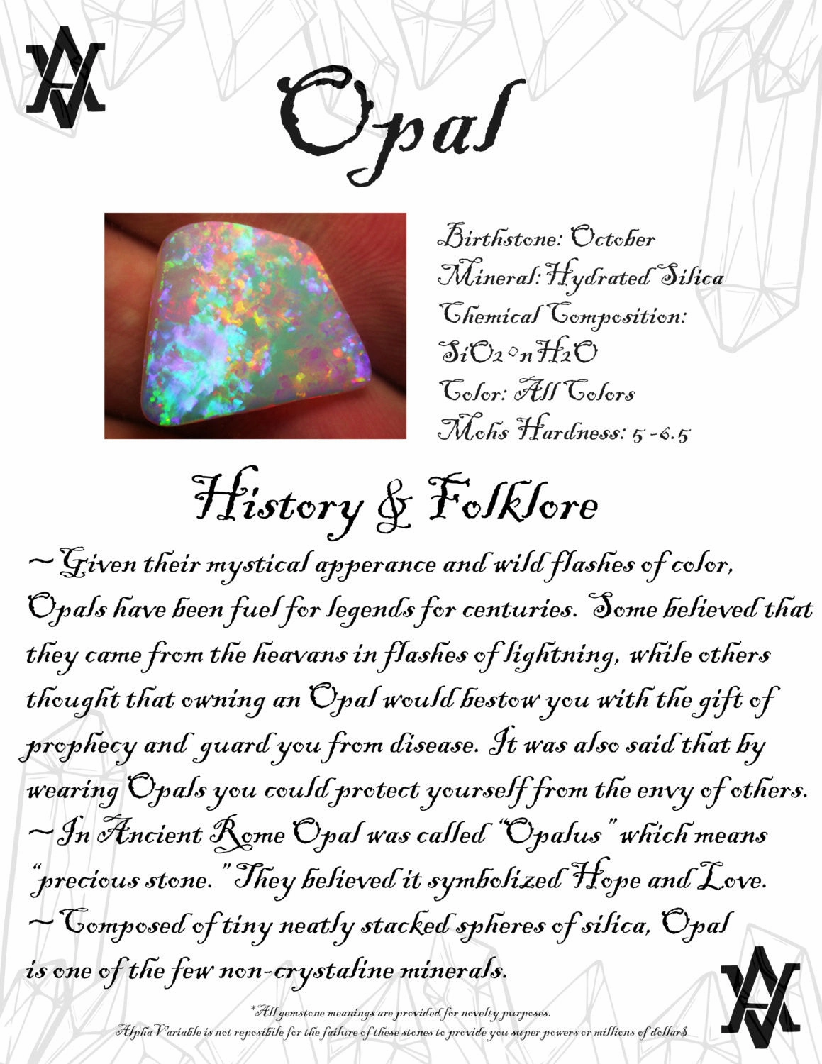 Gallery Art Custom Insignia Opal Chevron Ring   Wood Gift Box