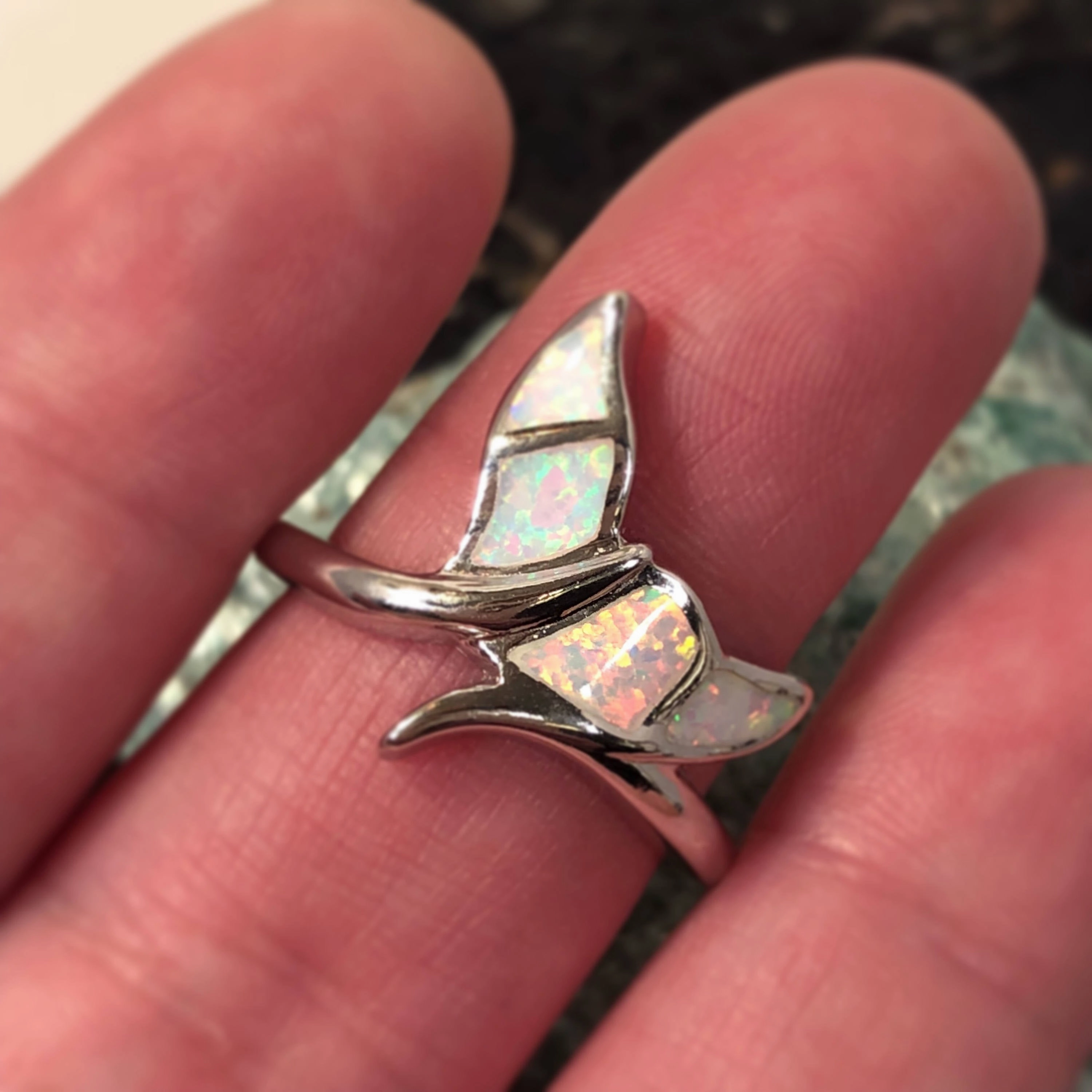 Opal Mermaid Tail Ring Affordable Symbol Chic Style