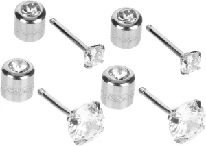PartyKindom Elegant Zircon Earrings for Women Lightweight and Comfortable for Parties Weddings and Everyday Occasions