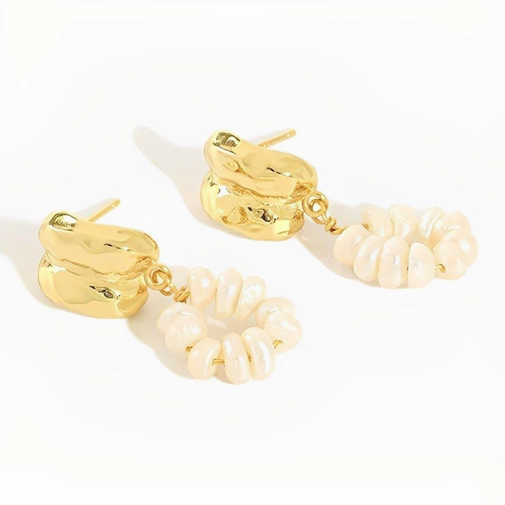Pearl Drop Earrings - Hermosa Substantial Item Radiant Vibe
