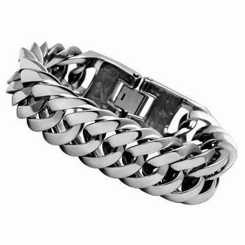 TK340 - High polished (no plating) Stainless Steel Bracelet with No Stone Never-Ending Charm Meaningfully Crafted