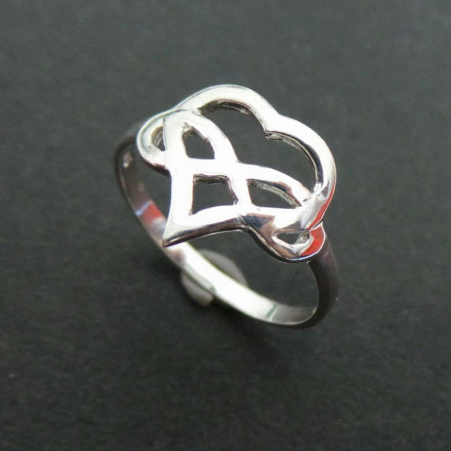 Polyamory Heart Infinity Ring Special Gift Meaningful Art