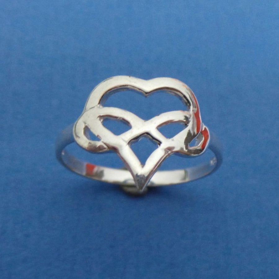 Fantastic Article Polyamory Heart Infinity Ring