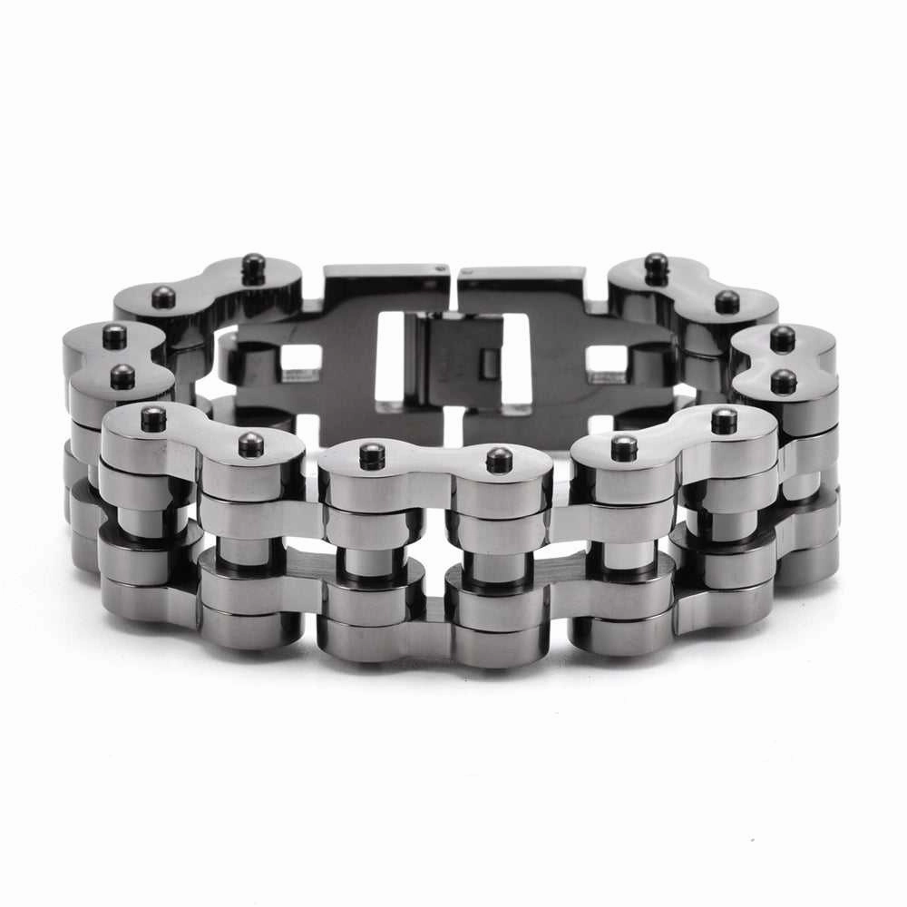 Diverse Combinations A Plus Cycolinks Stealth Gunmetal 22mm Monster Bracelet