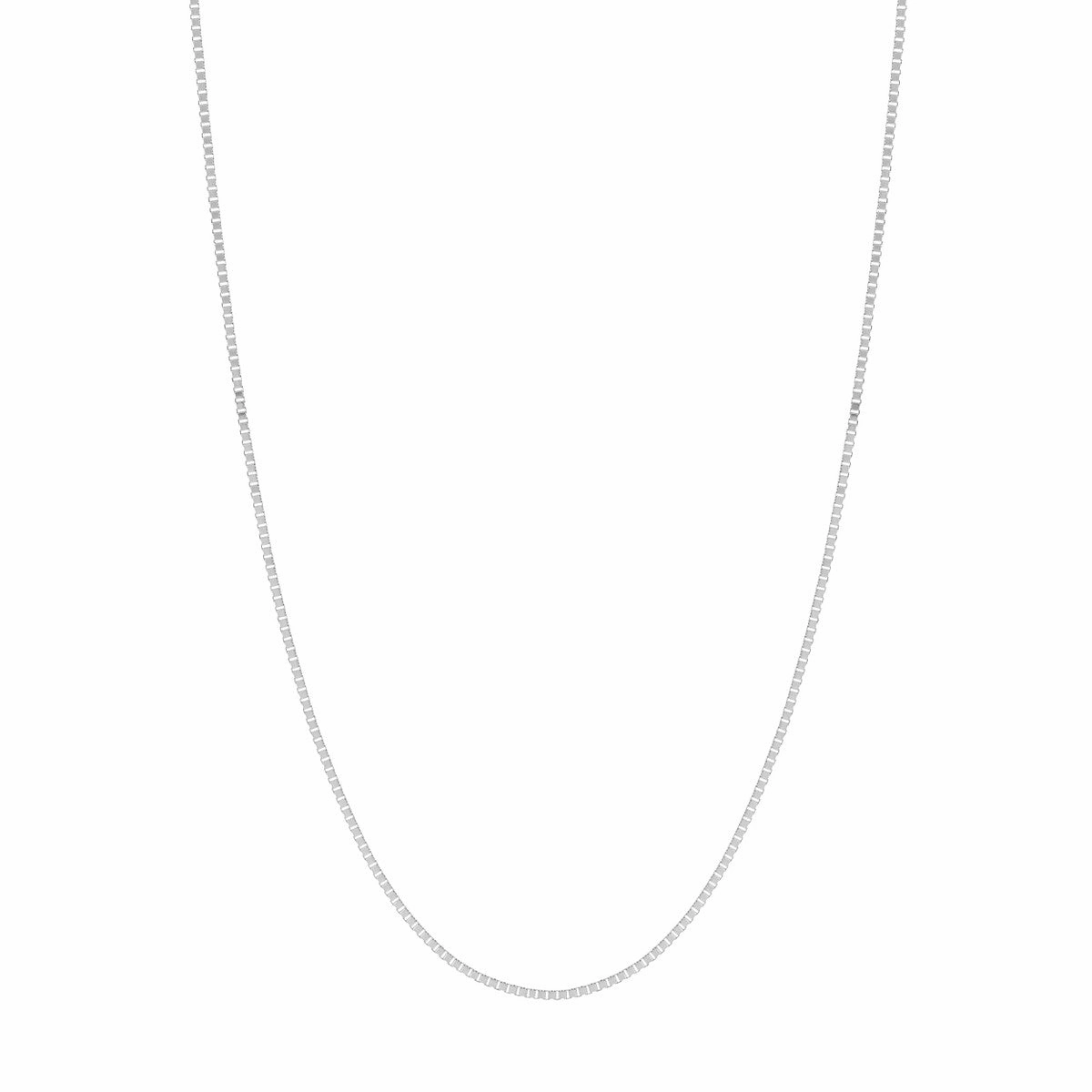 0.8mm Box Chain with Slider Bead Smart Finish